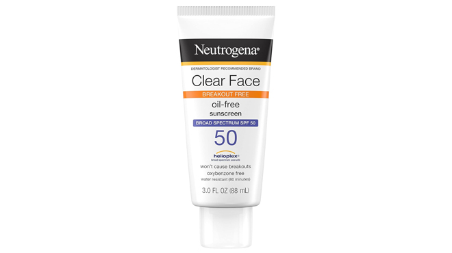 Neutrogena Clear Face SPF 50 Sunscreen
