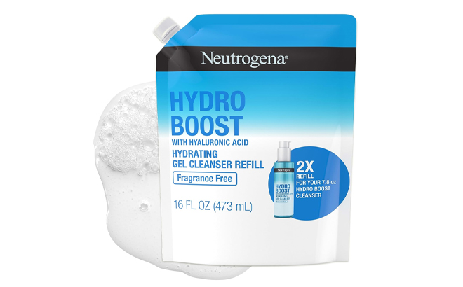 Neutrogena Hydro Boost Fragrance Free Hydrating Gel Facial Cleanser with Hyaluronic Acid