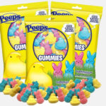 New 2024 Limited Edition Peeps Candies Pink Blue and Yellow Bunnies and Chicks