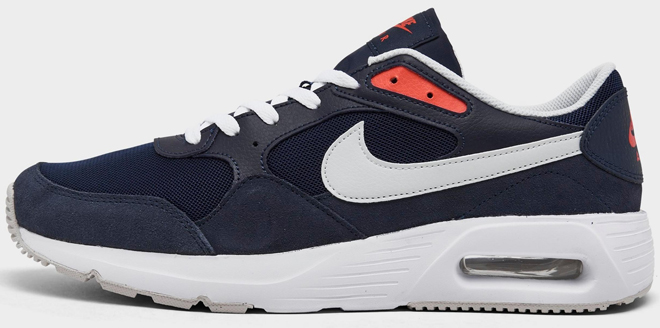 Nike Air Max Mens SC Casual Shoes in the Color Navy Side View