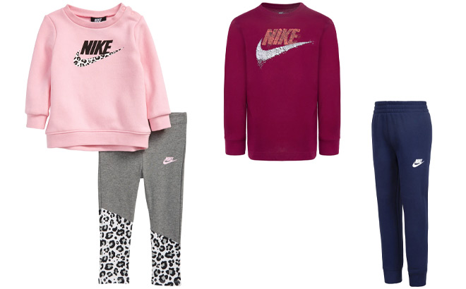 Nike Baby Fleece Sweatshirt Leggings Set