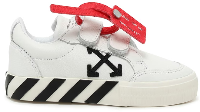 Off White Vulcanized Sneakers