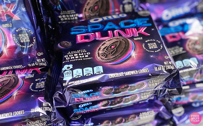 Oreo Space Dunk Cookies on Store Shelf