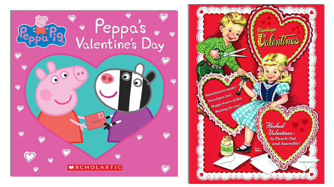Peppas Valentines Day and Vintage Valentines Books
