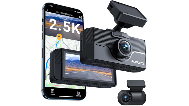 Pofoto Dual Dash Cam Complete Set Pofoto Dual Dash Cam Complete Set
