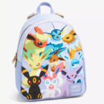 Pokemon Eeveelutions Mini Backpack on Gray Backpack