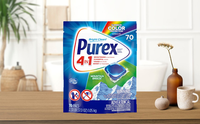 Purex 4 in 1 Laundry Detergent Pacs