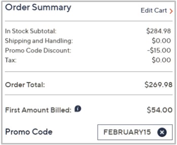QVC Shark Checkout Screenshot QVC Shark Checkout Screenshot