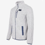Reebok Mens Full Zip Jacket in Grey Heahter Color