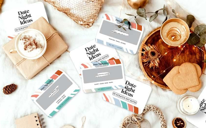 Romantic Couples Gift Fun Adventurous Date Night Box Scratch Off Card Game