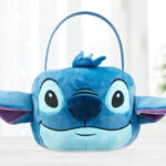 Ruz Disney Stitch Plush Easter Basket Blue
