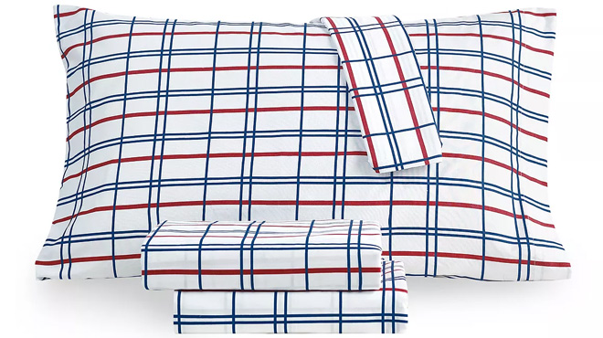 Sanders Printed Microfiber 3 Piece Sheet Set