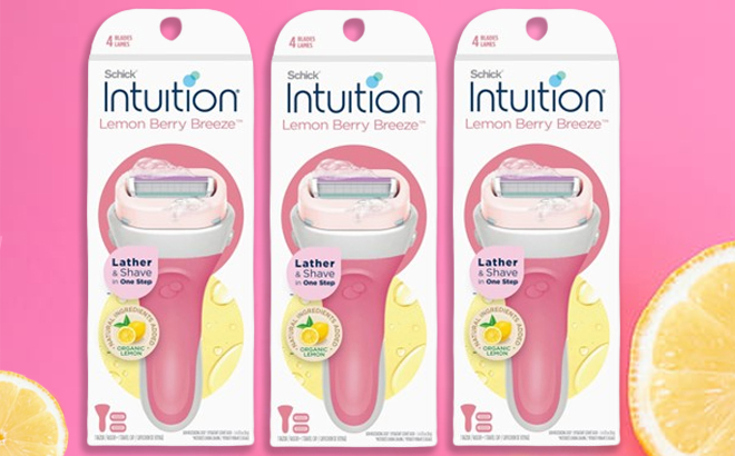 Schick Intuition Razor 3-Pack for $23.99 | Free Stuff Finder