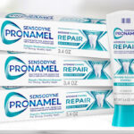 Sensodyne Pronamel Intensive Toothpaste on a Table