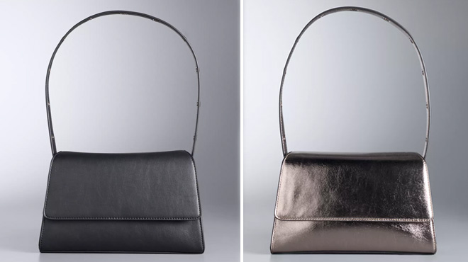 Simply Vera Vera Wang Alia Geo Flap Shoulder Bags Simply Vera Vera Wang Alia Geo Flap Shoulder Bags