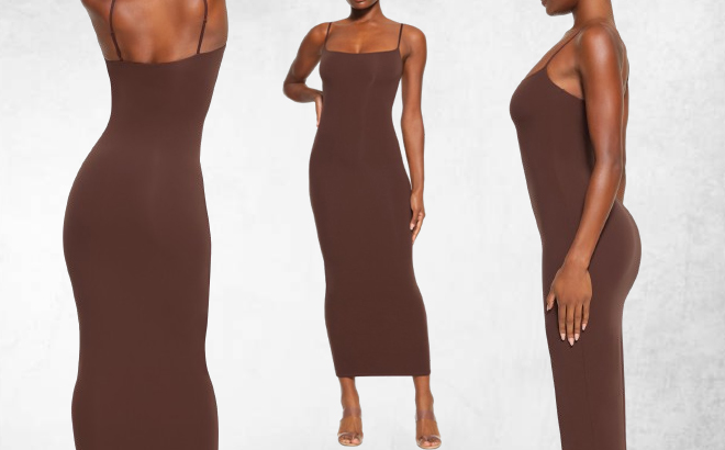 Skims Fits Everybody Slipdress in Cocoa