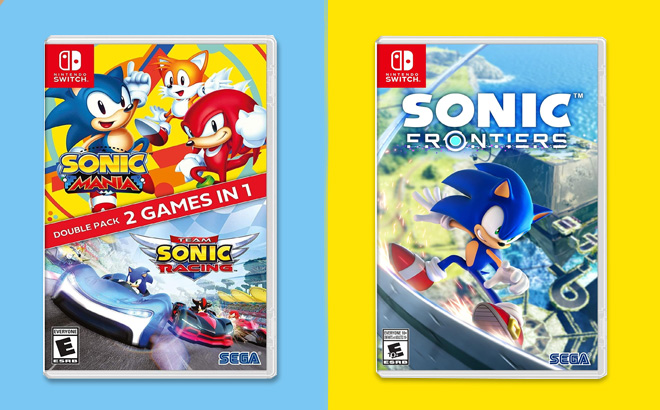Sonic Mania Team Sonic Racing Double Pack Nintendo Switch