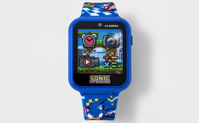 Sonic the Hedgehog Boys Interactive Smart Watch Sonic the Hedgehog Boys Interactive Smart Watch