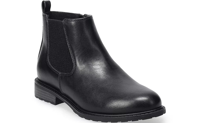 Sonoma Goods For Life Brantlee Womens Chelsea Boot in the Color Black Sonoma Goods For Life Brantlee Womens Chelsea Boot in the Color Black