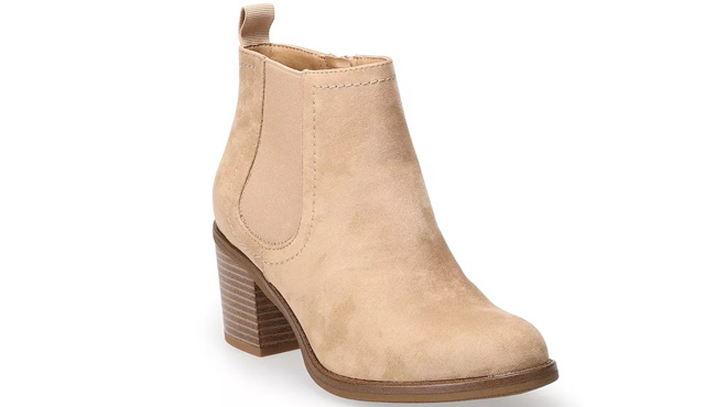 Sonoma Goods For Life Womens Chelsea Ankle Boots on White Background Sonoma Goods For Life Womens Chelsea Ankle Boots on White Background