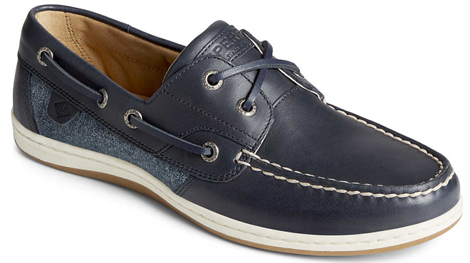 Sperry Womens Koifish Textured Stripe Boat Shoe Sperry Womens Koifish Textured Stripe Boat Shoe