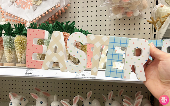 Spritz Free Standing Easter Wood Letters