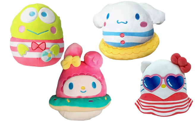 Squishmallows Hello Kitty And Friends Pool Party Plush Toys