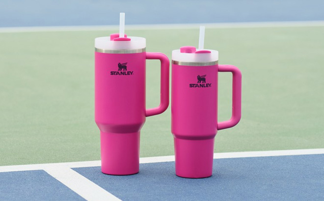 Stanley The Quencher H2 0 Flowstate Tumblers in Fuchsia Color