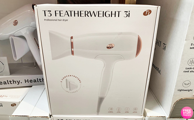 T3 featherweight 3i Hair Dryer on a Shelf