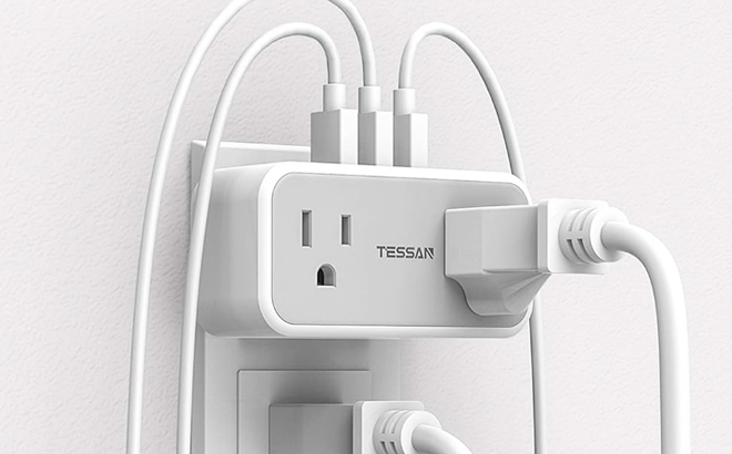 Tessan Plug Extender 2 Outlets