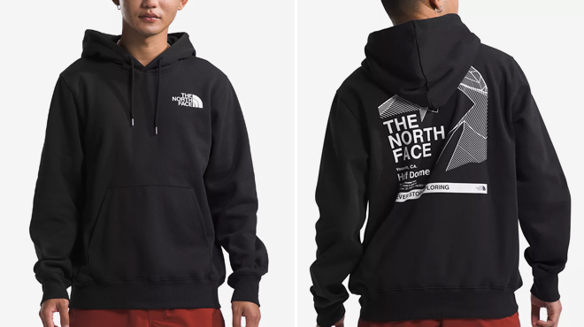 The North Face Mens Places We Love Standard Fit Printed Hoodies