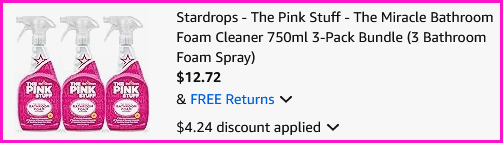 The Pink Stuff Checkout Screen