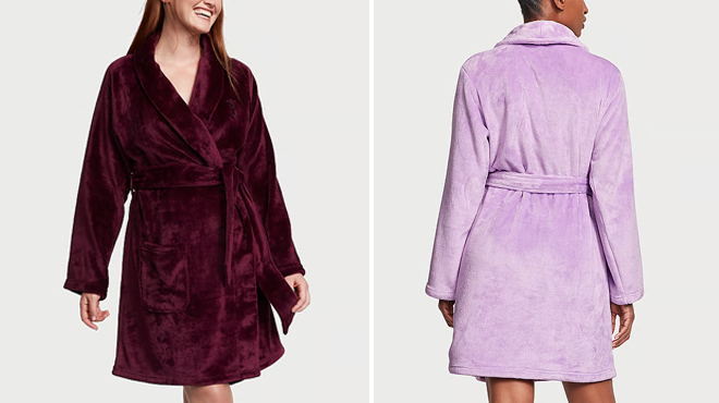 Two Different Colors of Victorias Secret Short Cozy Robes