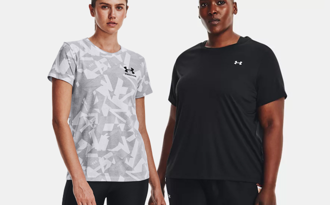 Two Different Styles of Under Armour Womens Tops