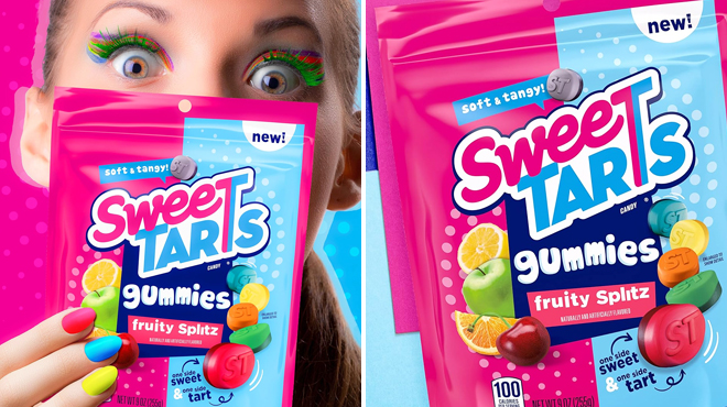 Two Images of SweeTarts Candy Gummies Two Images of SweeTarts Candy Gummies
