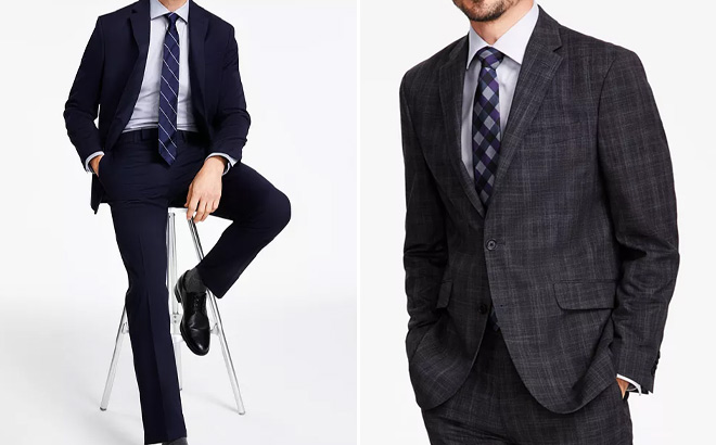 Two Kenneth Cole Reaction Mens Suits Two Kenneth Cole Reaction Mens Suits