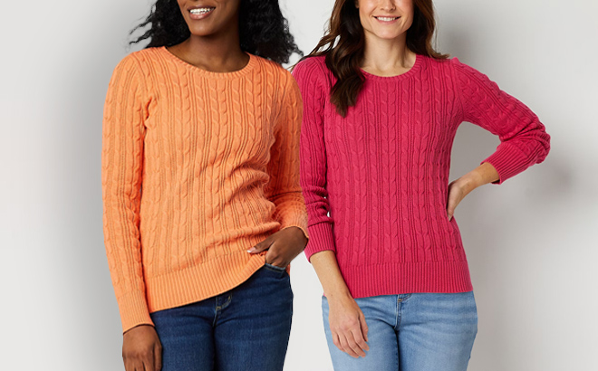 Women's Sweaters $11 at JCPenney