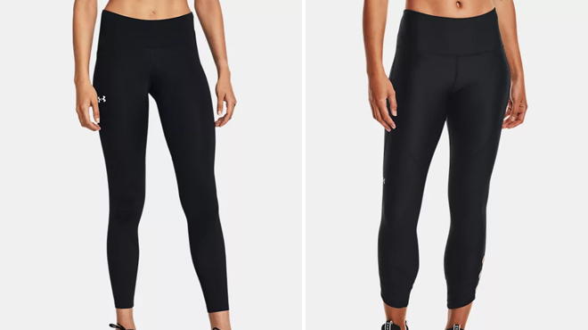 Two Styles of Under Armour Womens Leggings