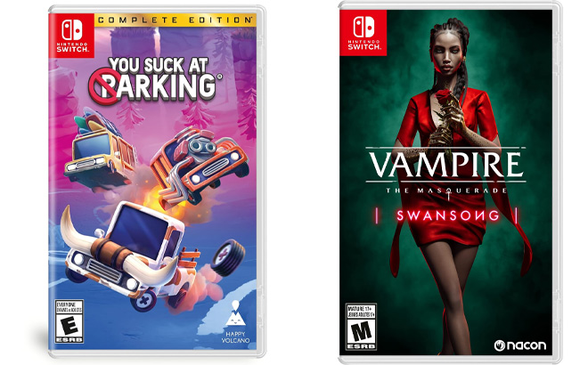 Two Video Games for Nintendo Switch