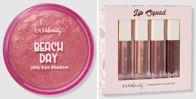 ULTA Beauty Beach Day Jelly Eye Shadow and 4 Piece Lip Squad Set