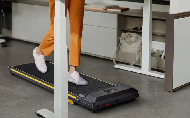 UREVO Walking Pad Under Desk Treadmill Portable Treadmill for Home or Office