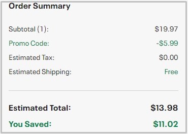 US Slides Checkout Screenshot
