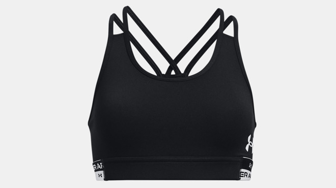 Under Armour Girls Sports Bra on a Light Gray Background Under Armour Girls Sports Bra on a Light Gray Background