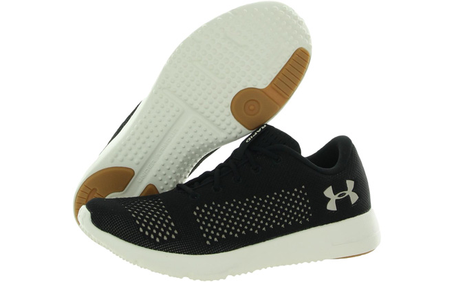 Under Armour Womens Rapid Lightweight Flexible Running Shoes in Black Color