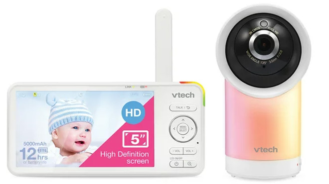 VTech 5 Smart Wi Fi 1080p Video Baby Monitor