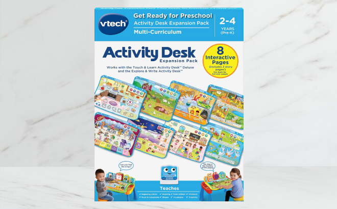 Vtech learning table deals expansion packs