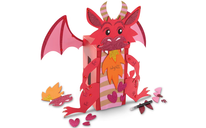 Valentines Day Dragon Mailbox Decoration Kit