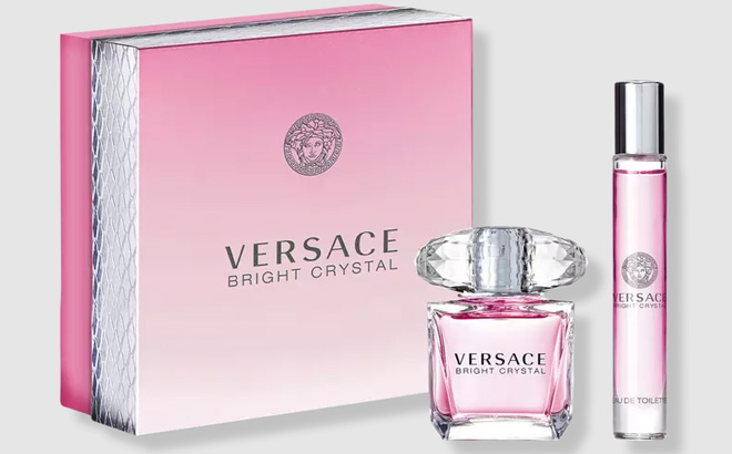 Versace Bright Crystal Eau de Toilette 2 Piece Gift Set