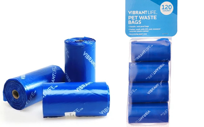 Vibrant Life 120 Count Pet Waste Bags