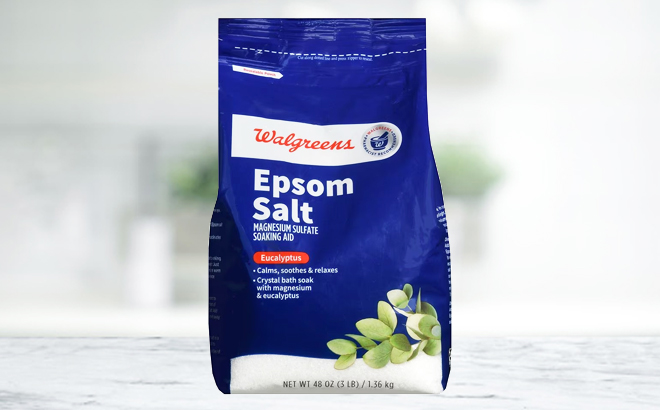 Walgreens Epsom Salt Eucalyptus 3 Lbs Bag
